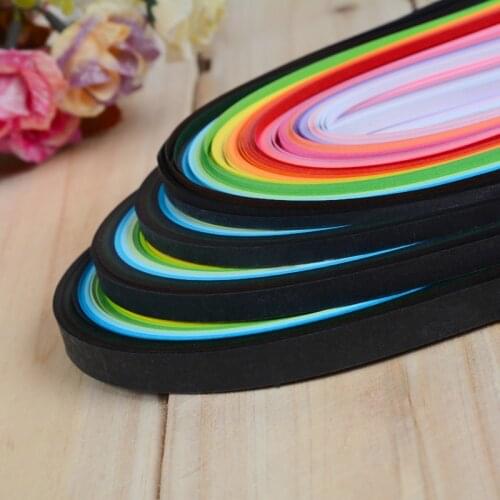 260pcs 3/5/7/10mm 26 Mixed Color Home DIY Paper Quilling Paper Decor Pressure Relief Gift Craft Tools To Relieve Stress