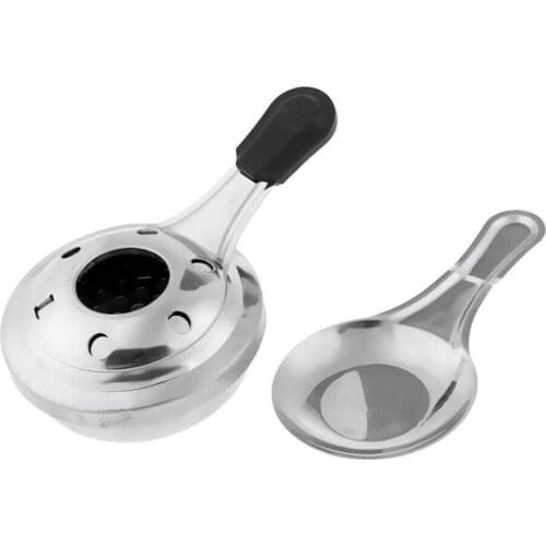 9.5cm Windproof Fondue Burner Portable Stainless Steel Burner Accessories Stove Panic Pot Camping Outdoor Grill Cooking Alc T0O8