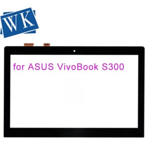 Free shipping original 13.3 inch Touch Panel for ASUS VivoBook S300 S300C S300CA Tablet Touch Screen digitizer Glass with Frame