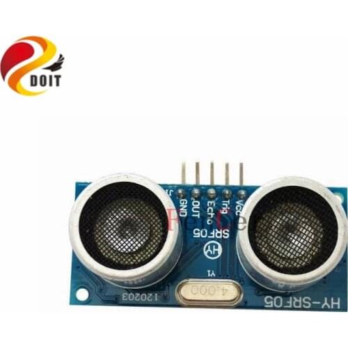 DOIT HY-SRF05 Ultrasonic Module Obstacle Avoidance Robot Car Tank DIY Electronic RC Toy Sensor Development KIT Remote