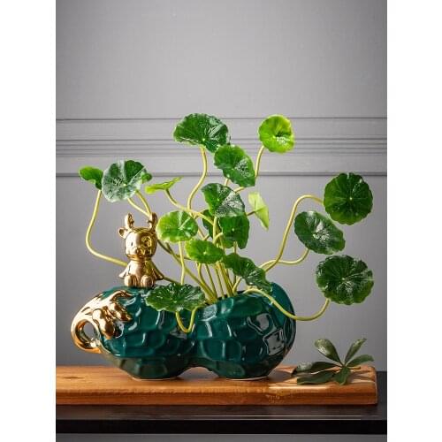 Ceramic Peanut Decoration Living Room TV Wine Cabinet Decoration Moving Gift Housewarming New Home Gift