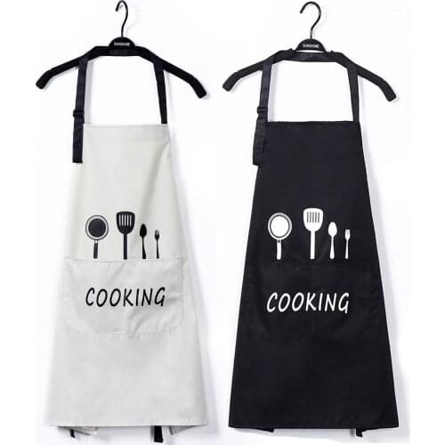 High Quality Kitchen Simple Adult Apron Anti-fouling and Oil-proof Work Waterproof Apron Household Cleaning Utensils Apron
