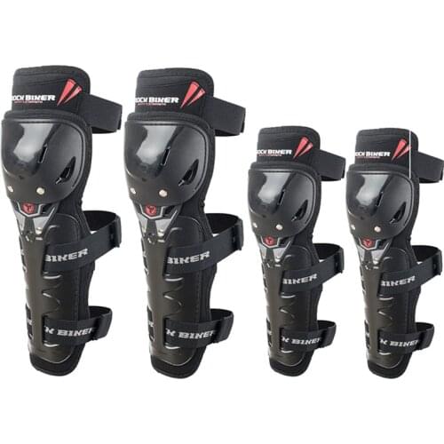 4pcs/Lot Motorcycle Knee Pads Anti-Fall Knee Guards Motorbike Motocross Racing Elbow Knee Pads Knee Protector Adjustable