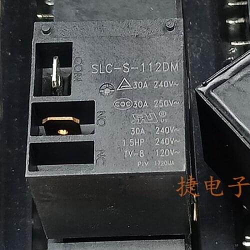 New 5pcs/lot SLC-S-112DM 12VDC 4PINS 30A Power Relay