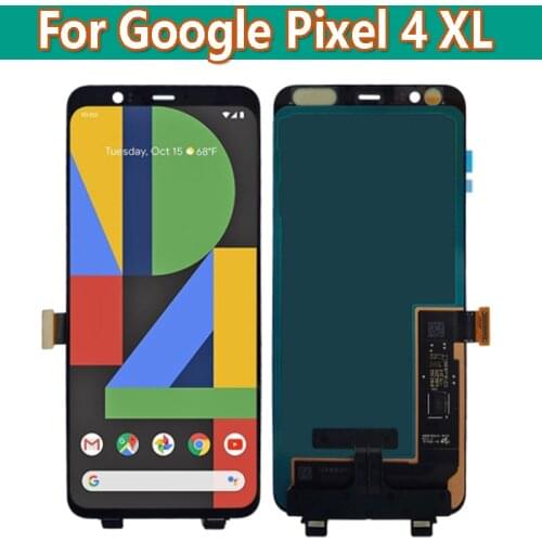 Original 6.3" For Google Pixel 4 XL 4XL XL4 G020P G020 GA01180-US LCD Display Touch Screen Digitizer Assembly Replacement Parts