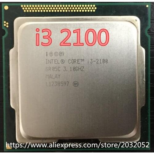 Intel Core i3 2100 Processor 3.1GHz /3MB Cache/Dual Core /Socket 1155 / Qual Core /Desktop (working 100% Free Shipping)