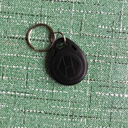 RFID 125KHZ T5577 black Keyfobs tags key rings rewritable 10pcs/lot