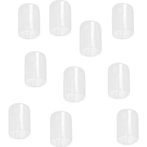 10 Pieces Silicone Pool Cue Tip Protector Saver Sleeve Billiard Accessories