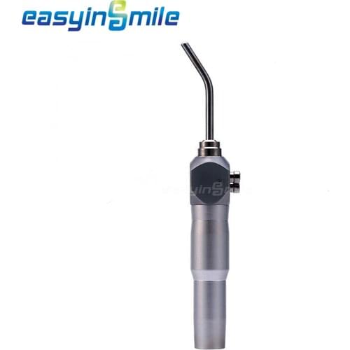 1 Pc Dental Air Water Syringe 3 Way Straight Triple Spray Teeth Whitening Handpiece with 2 Nozzles Tips Easyinsmile