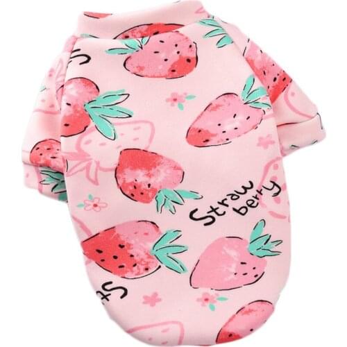 Cute Animal Pattern Pet Cat Clothes Pullover Hoody TShirt Costume For Small Medium Dogs Pug Pomeranian Hoodies Sweatshirt Outfit