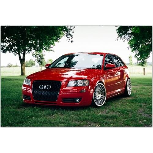 1 Piece Canvas Painting Red Car A3 HD Posters and Prints Wall Pictures for Living Room Decor