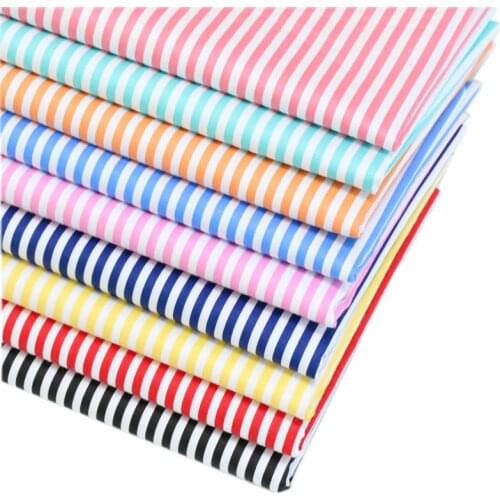 100% Cotton Red Stripe Series Printed Fabric For Quilting Kids Patchwork Cloth DIY Sewing Fat Quarters Material For Baby&Child