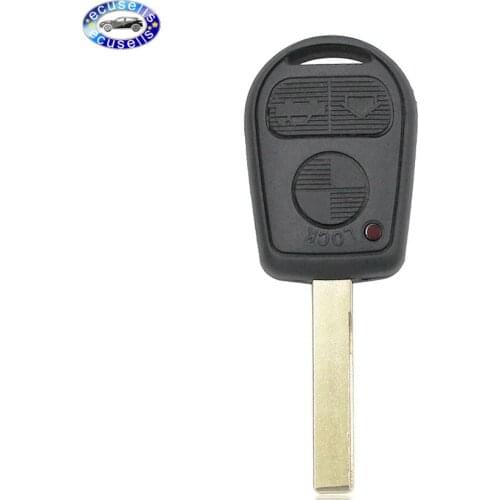 3 Buttons Remote Key Shell for BMW E39 5 SERIES 1995-2003 HU92 Blade Remote Car Key Case Fob