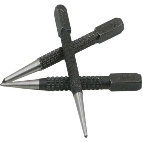 3pc Punch Set Center Hole Impact Location Cylindrical Nail Punch Drill Eye Pin High Hardness Professional Grade Punch