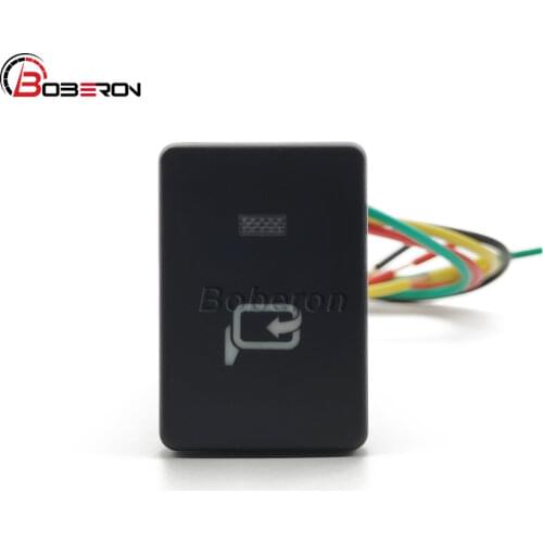 Car Rearview Mirror Folding Adjustment Switch Push Button With Connection Wire For Toyota Land Cruiser 2007-2020