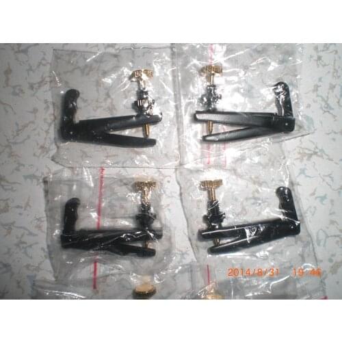 4 PCs VIOLA Fine Tuner BLACK AND GOLD color