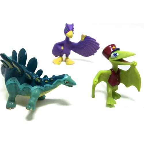 4pcs dinosaur model dinosaur train toy essential dinosaur dolls, childrens educational cognitive toys work fine