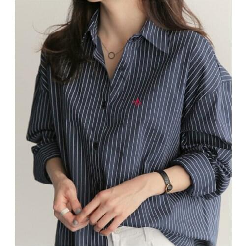 DUDALINAS Women's Striped Shirts