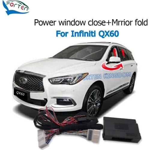 Forten Kingdom Car Side Rear View Mirror Folding And Auto Close Window Closer Kit Module For Infiniti QX60