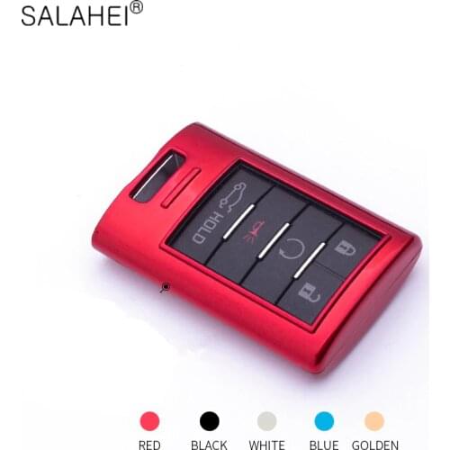 Hot selling beautiful decration Remote ABS Keyless Car Key Case Cover For Cadillac CTS Escalade SRX ATS STS Square best price