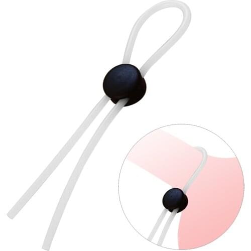 Reusable Penis Sleeve Ring Cock Tie For Men Delay Ejaculation Cock Ring Sleeve Extension Sex Toys for Men Couple Dildo Sleeve