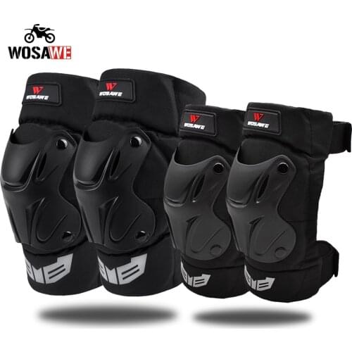 WOSAWE Motorcycle Knee Pads Elbow Pads Motocross Knee Protection Moto Racing Protective Guard Gear Motorbike MTB Knee Elbow Pads