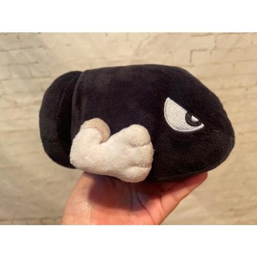 GENUINE Super Mario Bros Bullet Bill Stuffed Plush 6" All Star Little Buddy