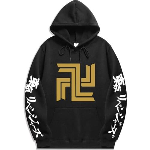 New Japanese Autumn Winter Unisex Anime Tokyo Revengers Printed Hooded Fashion Sweatshirt Casual Loose Pullovers Hoodie S-3XL
