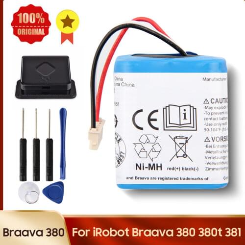 Original Replacement Battery 7.2V For iRobot Roomba 380 Braava 380 380t 381 MINT 5200C 5200 2000mAh