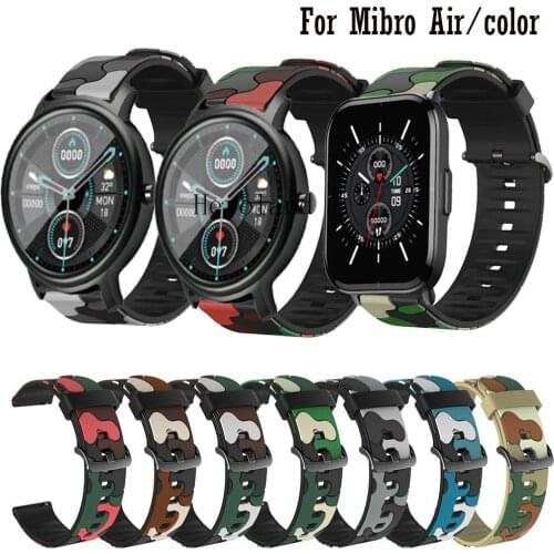Watchstrap Band For Xiaomi MiBro Air /MiBro Color Smart Wristband Bracelet For Garmin Forerunner 745 / Venu 2 Silicone Watchband