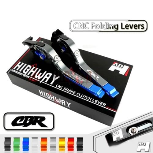 CNC Aluminum Brake Handle Bar Lever Extendable Folding Adjustable Brake Clutch Levers For HONDA CBR600F CBR 600 F 2011-2013