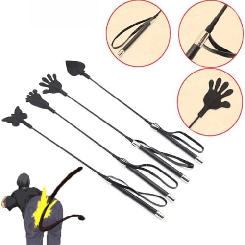 Sex Toys Slave Cosplay Black Harness Leather Spanking Paddle Whip Sex Toys For Couple Fetish SM Adult Game Flirt Sex Products