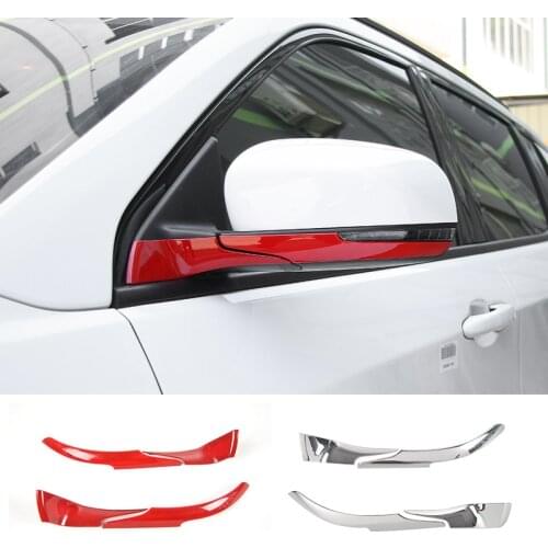 SHINEKA Car Interior Accessories Rear View Mirror Base Trim Decoration Covers Fit For Jeep Compass 2017