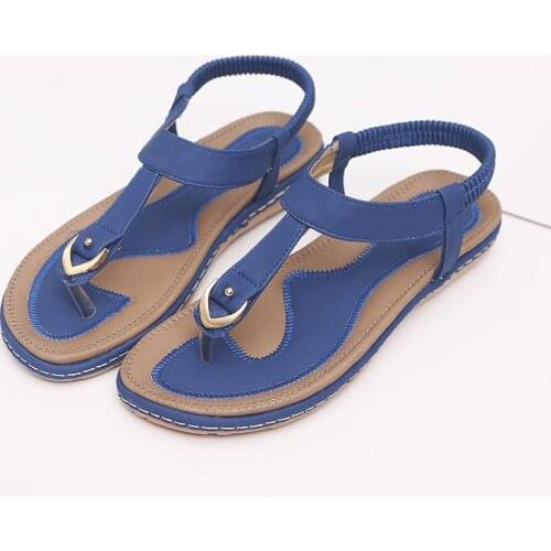 New Women Sandals Flat Heel Summer Casual Flip Flops Single Ladies Shoes Woman Soft Sole Slippers Droshipping Colors Fashion