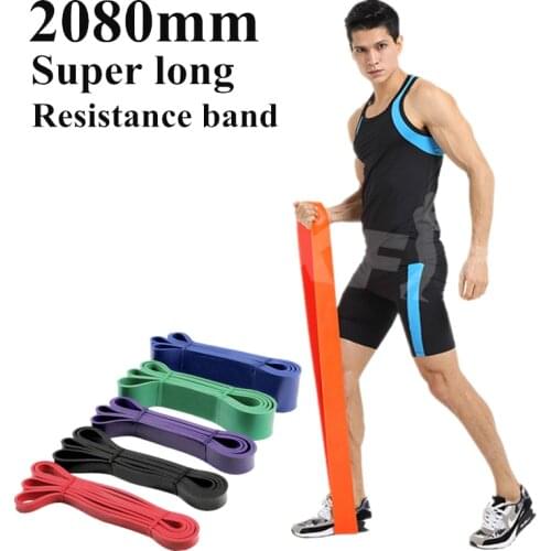 Super long Resistance Bands Natural Latex Athletic Rubber set Gym Expander Crossfit Power Lifting Pull Up Strengthen Muscle