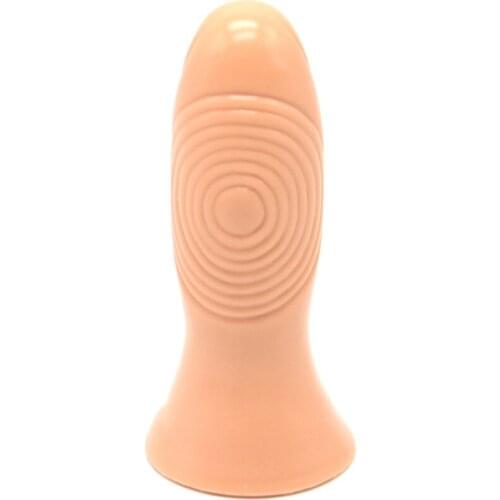 Thick Silicone Anal Plug Screw Thread Butt Stopper Dildo Woman Butt Pussy Anal G Spot Stimulate Sex Toy for Women Erotic Fetish