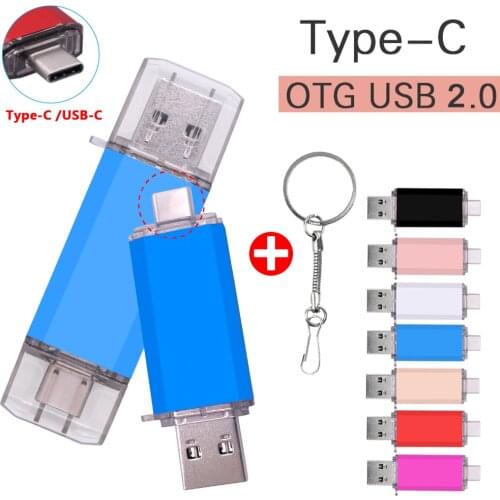 USB flash drive Type-C high Speed drive 64 GB 32 GB 16 GB 8 GB 4GB external storage double Application Micro USB Stick for Gift