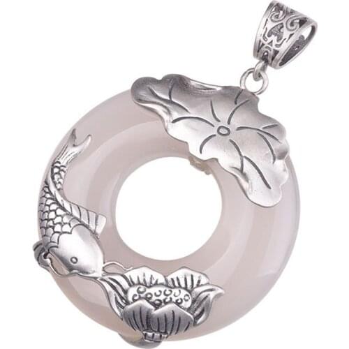 KJJEAXCMY Fine Jewelry S925 Sterling Silver Jewelry Wholesale Womens Accessories Autumn Winter Clothing Wild Yellow White Chalc