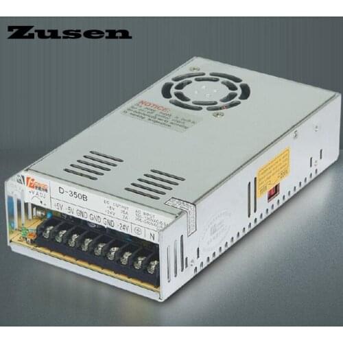 Zusen D350W-A Dual Switch Power supply adjustable output 350w 110V/220VAC to 5~12VDC