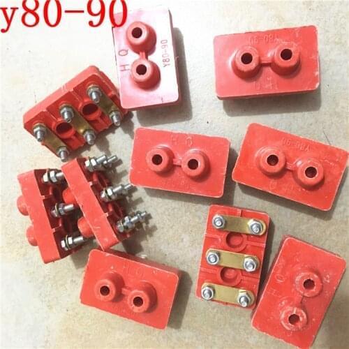 10pieces Y80-90 Three-phase Motor Terminal Block Wiring Board Rack