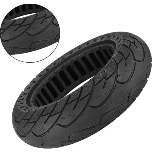 10 In 10x2.50 Solid Tire 60/70-6.5 Rubber Tyre For Ninebot Max G30 Electric Kick Scooter 65MM Thickness Hoverboard Accessories