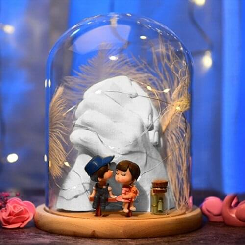 DIY Keepsake Hand Casting Plaster Sculptures Modeling Kit For Couples Hand Crafts For Adults And Children SCIE999