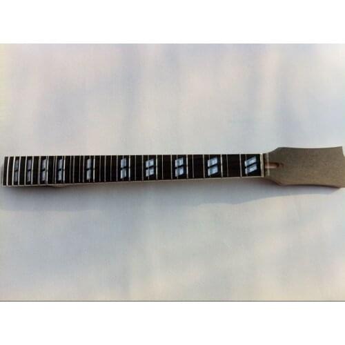 LP style New finished electric guitar parts ,Strong Guitar Neck without peg holes NO.11