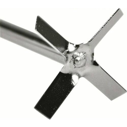 Grand Propeller Stirrer 316L Stainless Steel Paddle Stirrer Shaft Length 600mm Stirrer Diam. 100mm Use For Overhead Stirrer OS70
