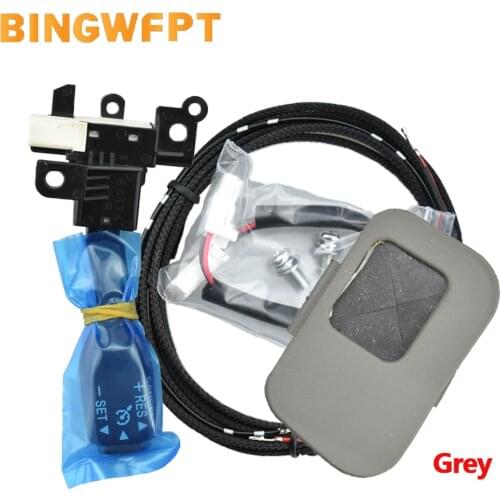 Grey 84632-34011 Steering Wheel Lower Cruise Control Switch Handle Cover For Corolla E150 2007-2014 45186-02110-E0