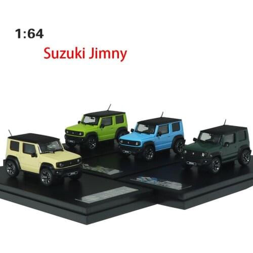 Diecast 1/64 Scale Suzuki Jimny Off-road Vehicle Diecast Model Cars Static Display Adult Collection Gifts Hot Toys for Boys