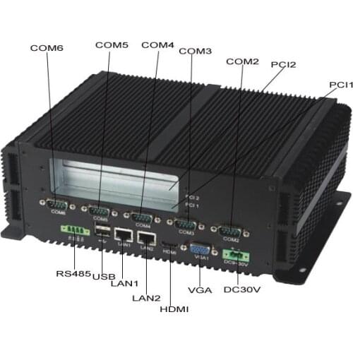 LVDS Mini Itx Fanless Box PC(LBOX-GM45)