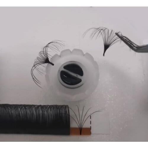 Abonnie Auto-Fans Lashes Faux Mink Volume Eyelash Extension 0.05/0.07 8-19 False Extensions Premium Label Auto Fans Makeup Lash
