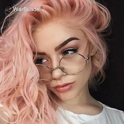 WarBLade 2018 New Round Clear Glasses Women Transparent Glasses Vintage Gold Metal Frame Eyewear Retro Optical Eyeglasses unisex