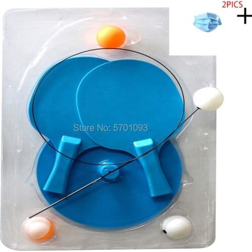 Ping pong set Stand Bar 2 Rackets 4 Balls Table Tennis Set Played Without Table